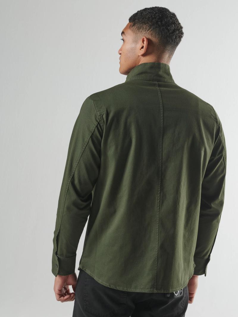 AERIAL FUNNEL NECK OVERSHIRT