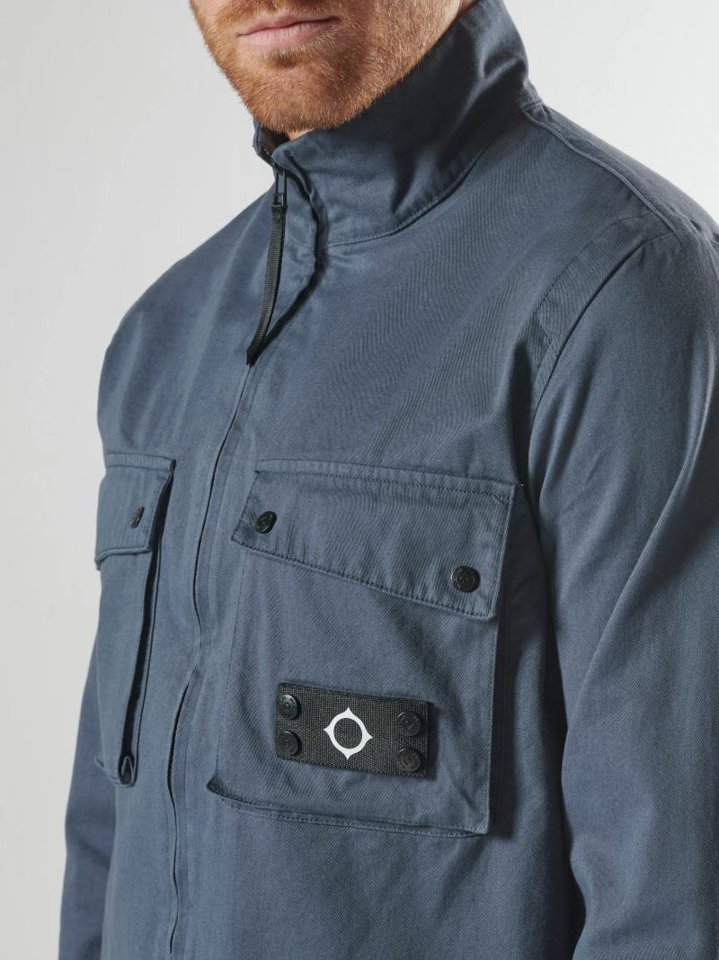 AERIAL FUNNEL NECK OVERSHIRT