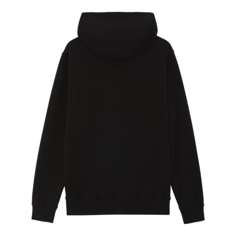 BLOCK PRINT HOODED SWEAT