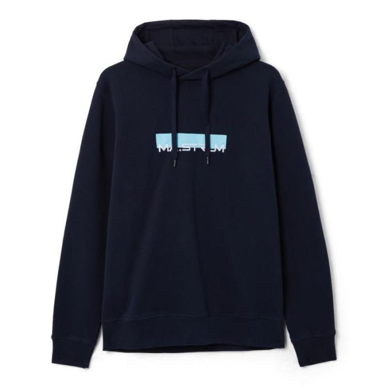 BLOCK PRINT HOODED SWEAT